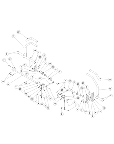 Part Location Diagram of 02002032 Cub Cadet Control Rod Assembly
